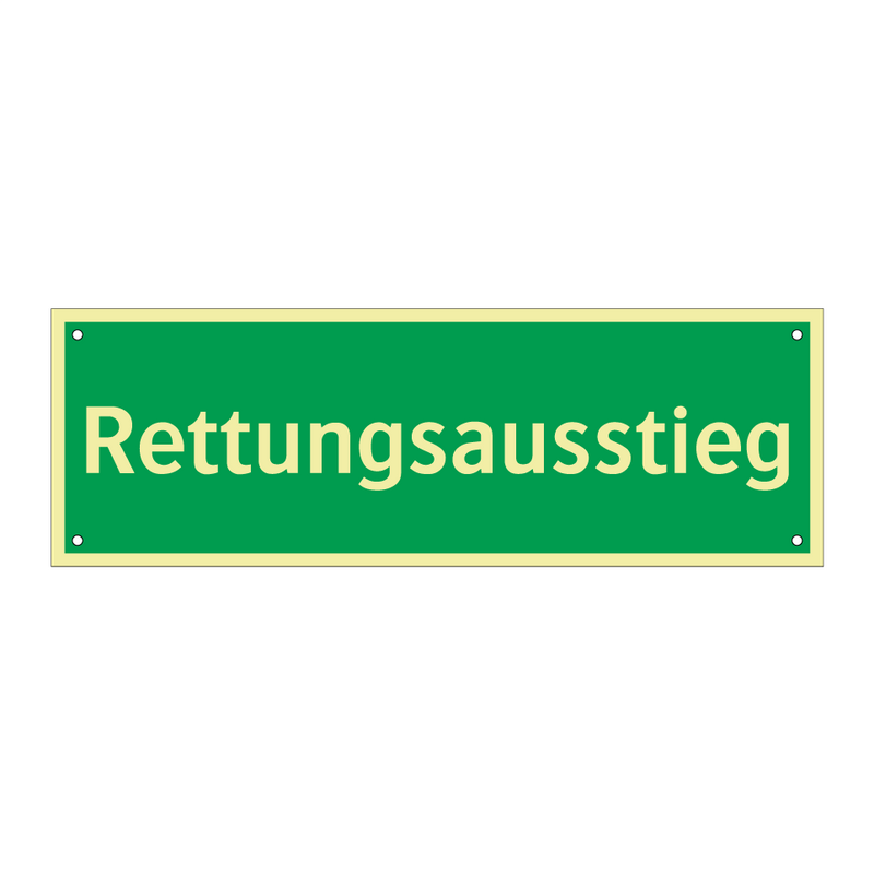 Rettungsausstieg