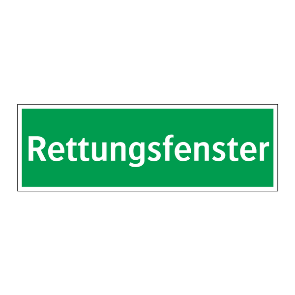 Rettungsfenster