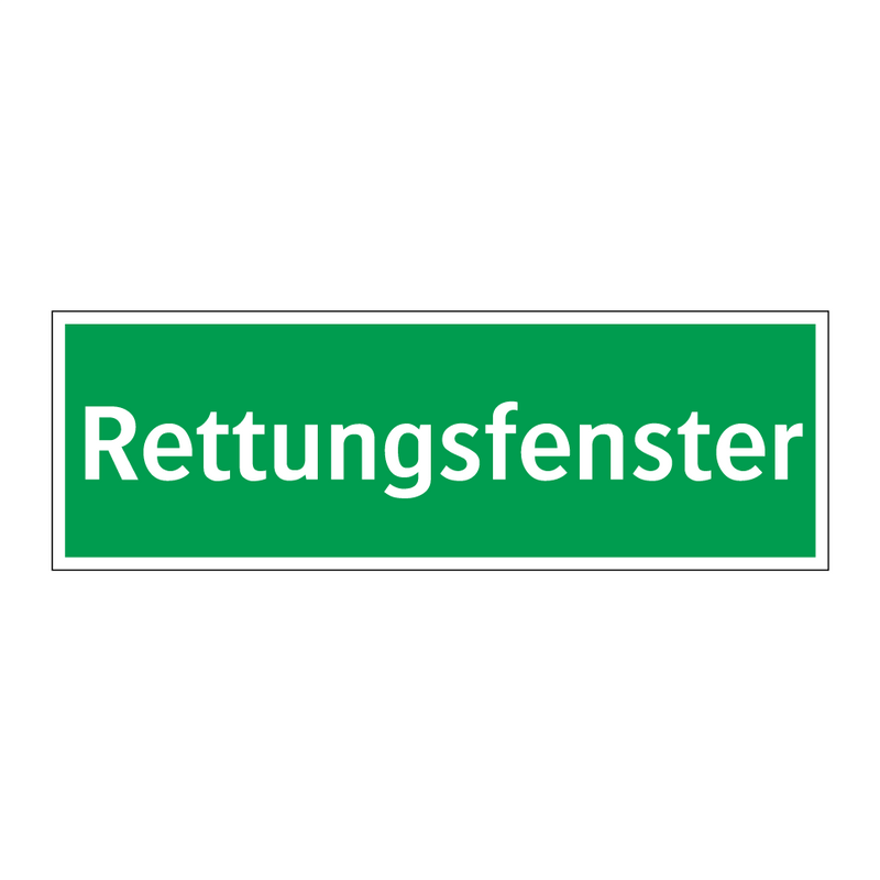 Rettungsfenster