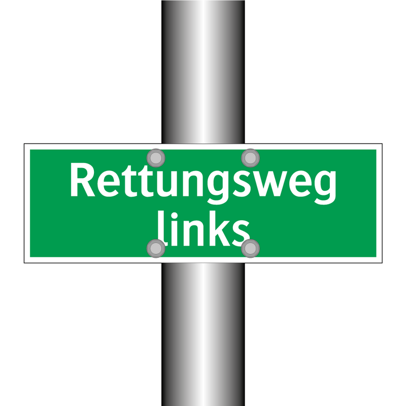 Rettungsweg links