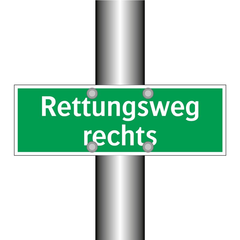 Rettungsweg rechts