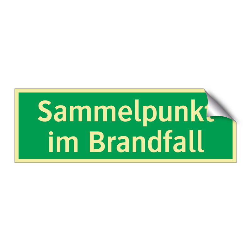 Sammelpunkt im Brandfall