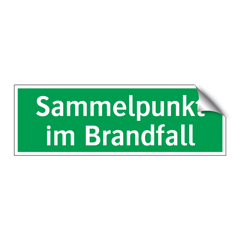 Sammelpunkt im Brandfall