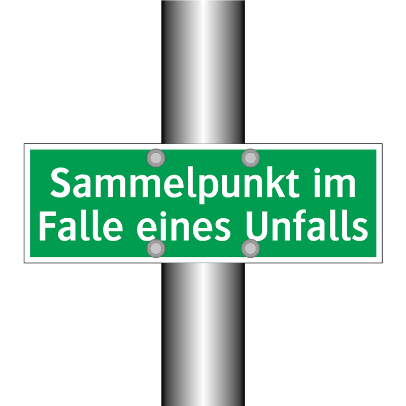 Sammelpunkt im Falle eines Unfalls