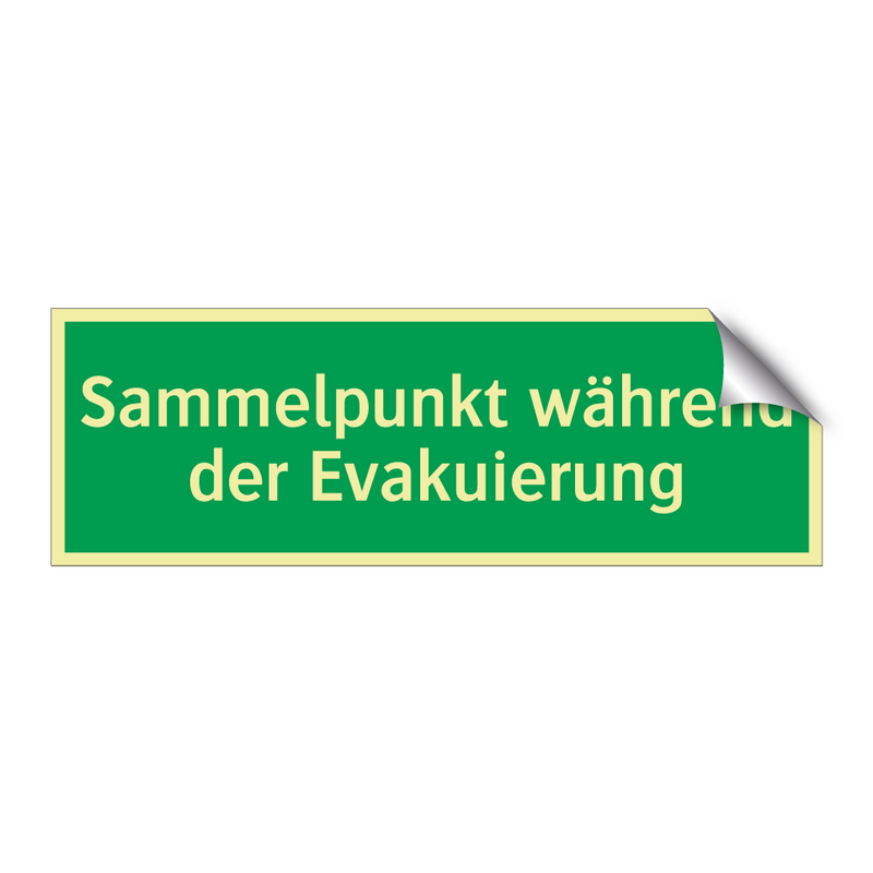 Sammelpunkt während der Evakuierung