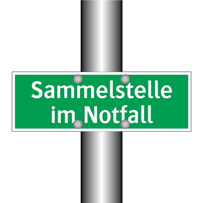 Sammelstelle im Notfall