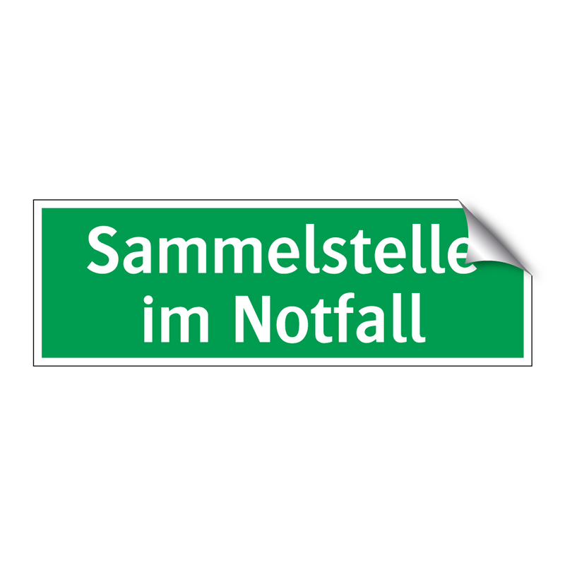 Sammelstelle im Notfall