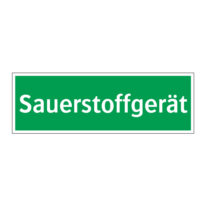 Sauerstoffgerät