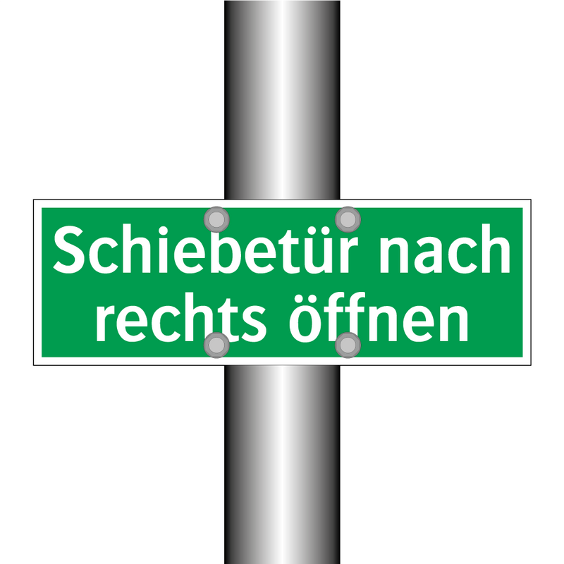 Schiebetür nach rechts öffnen