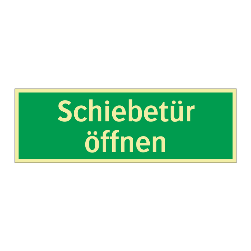 Schiebetür öffnen