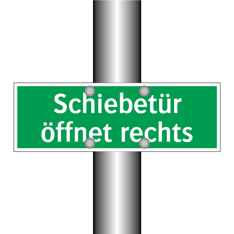 Schiebetür öffnet rechts