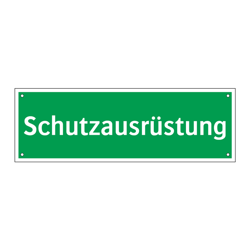 Schutzausrüstung