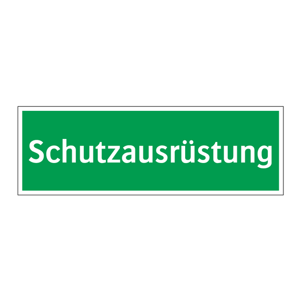 Schutzausrüstung