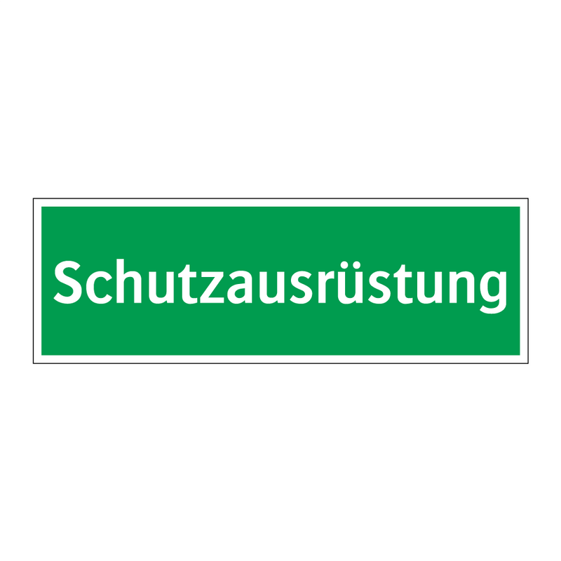 Schutzausrüstung