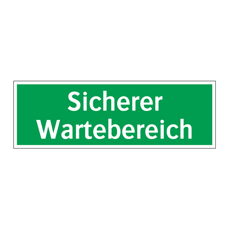 Sicherer Wartebereich