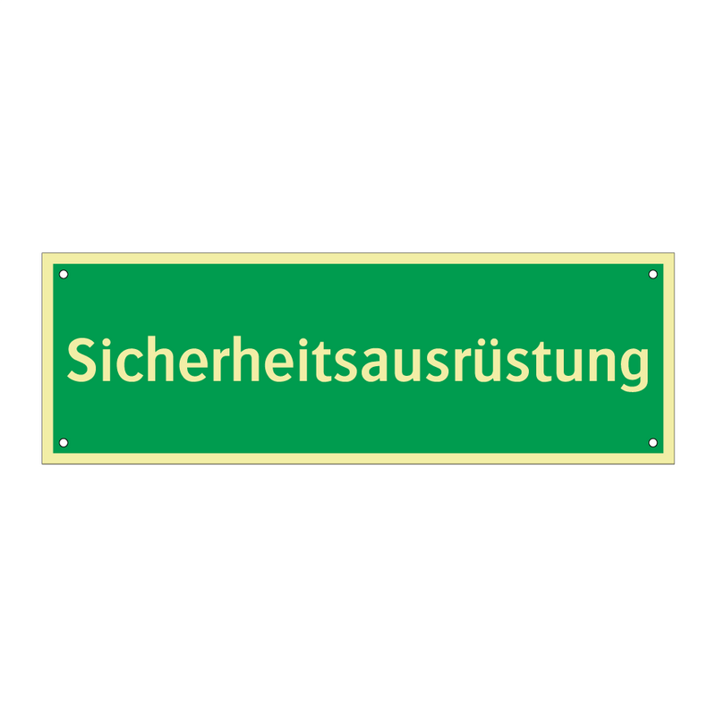 Sicherheitsausrüstung