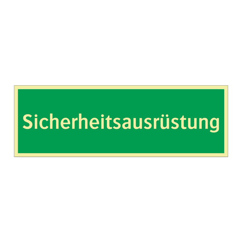 Sicherheitsausrüstung