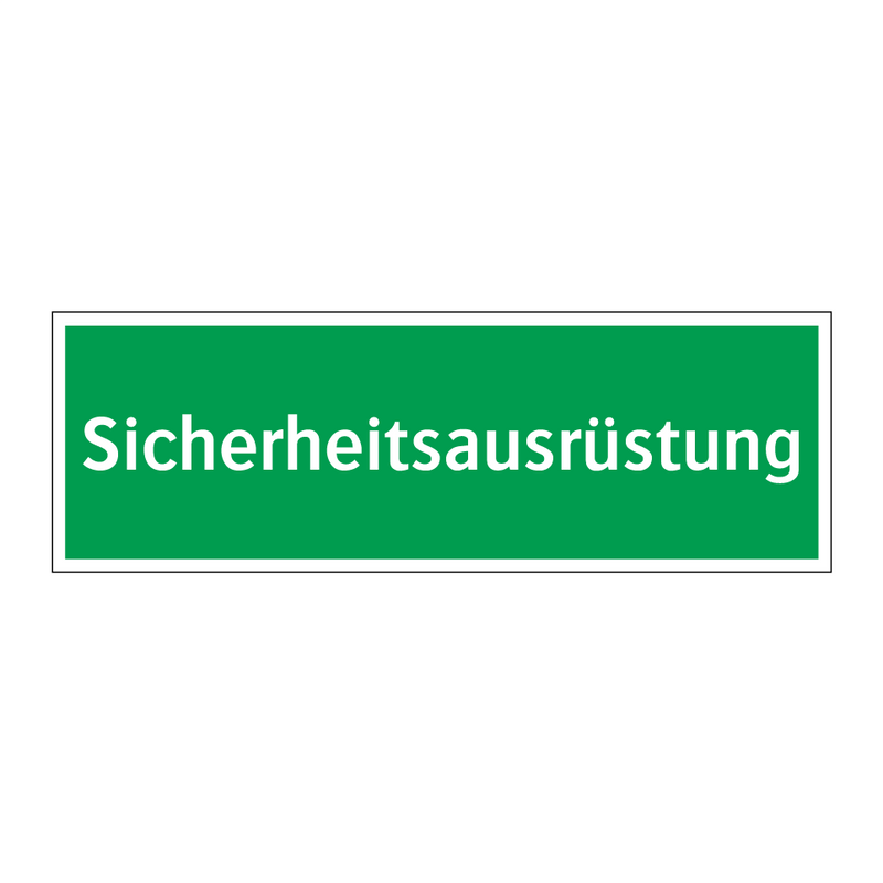 Sicherheitsausrüstung