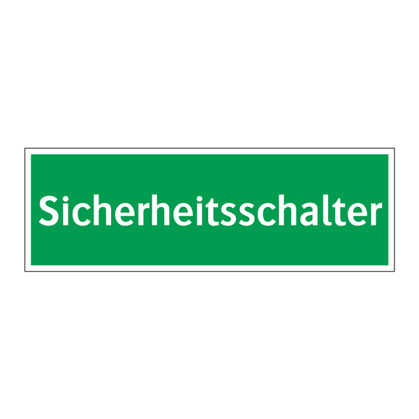 Sicherheitsschalter