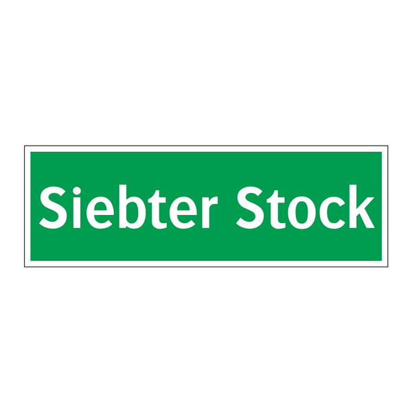 Siebter Stock