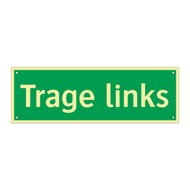 Trage links