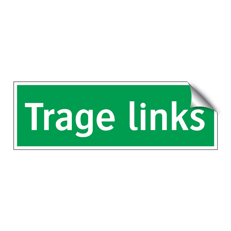 Trage links