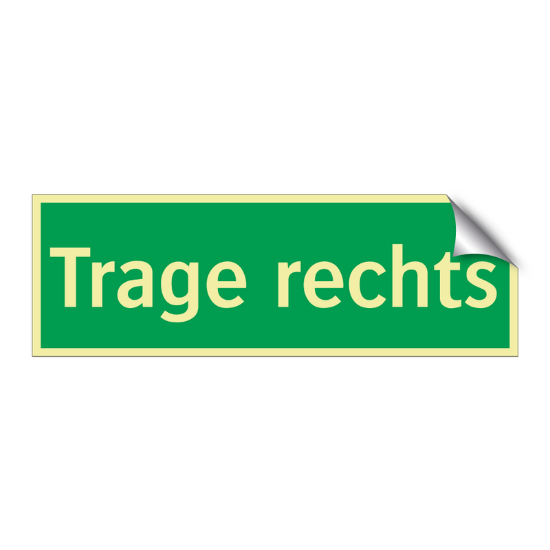 Trage rechts