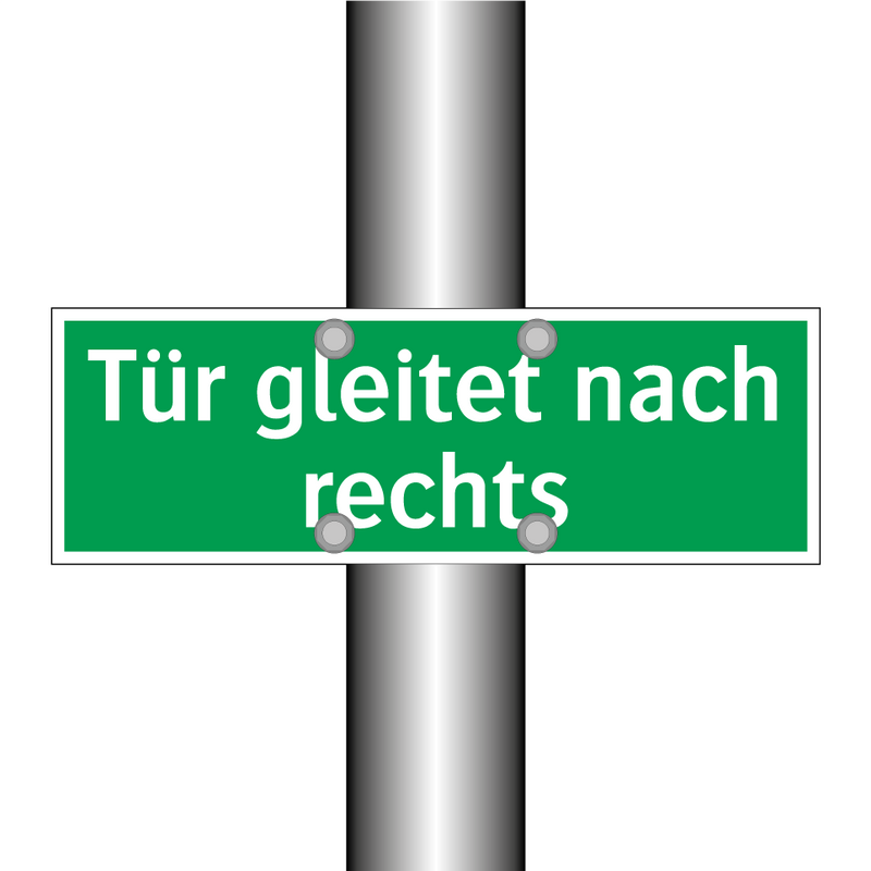 Tür gleitet nach rechts