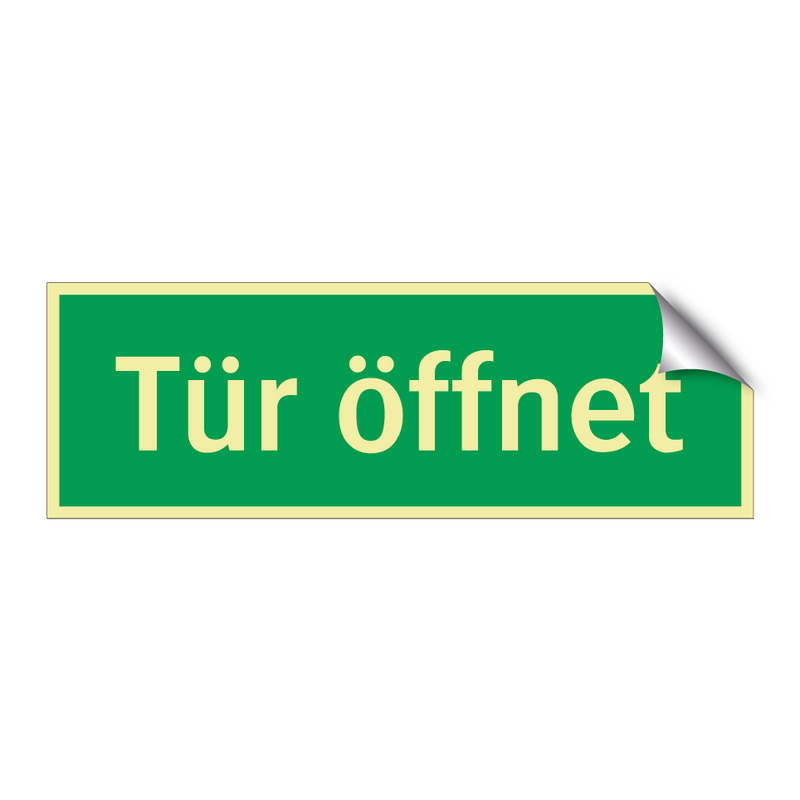 Tür öffnet