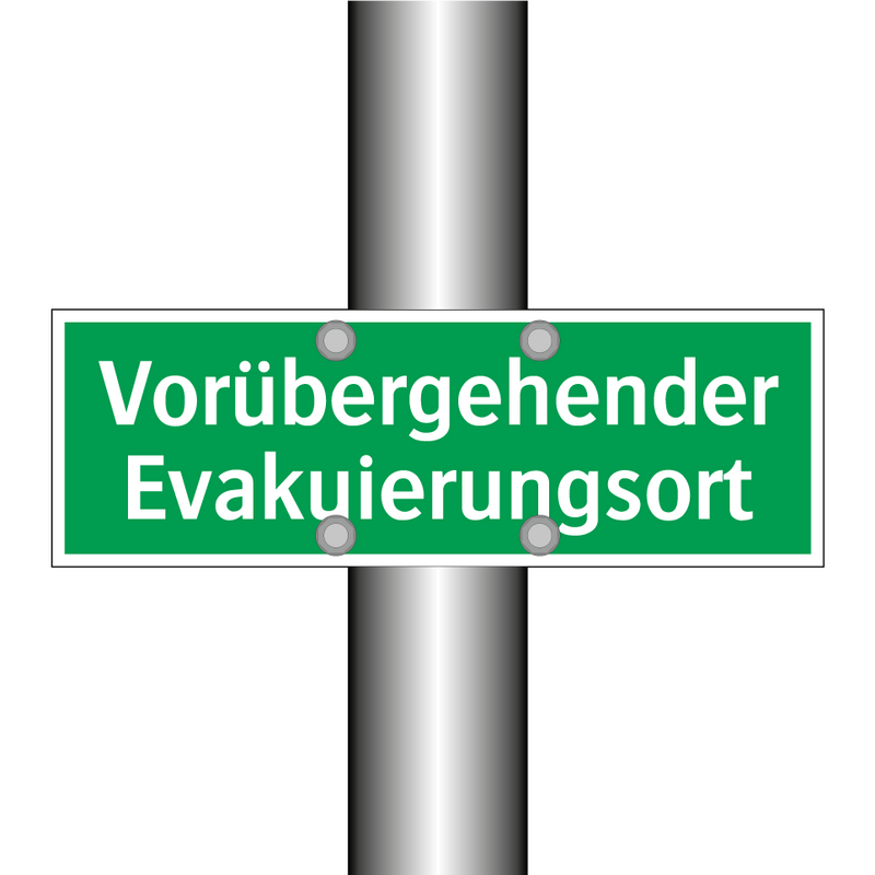 Vorübergehender Evakuierungsort