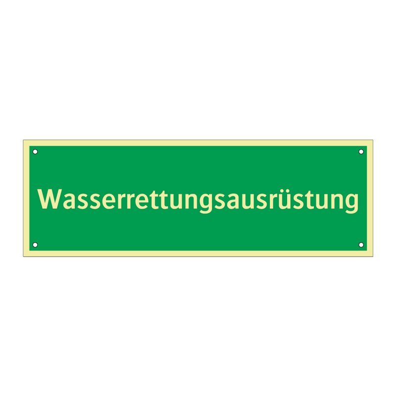 Wasserrettungsausrüstung