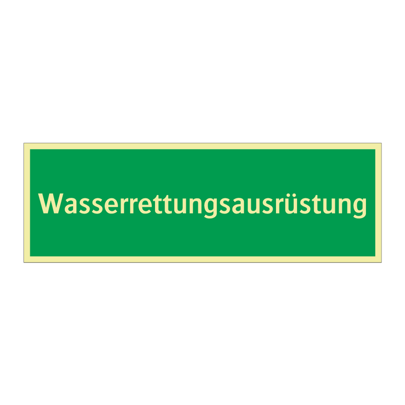 Wasserrettungsausrüstung