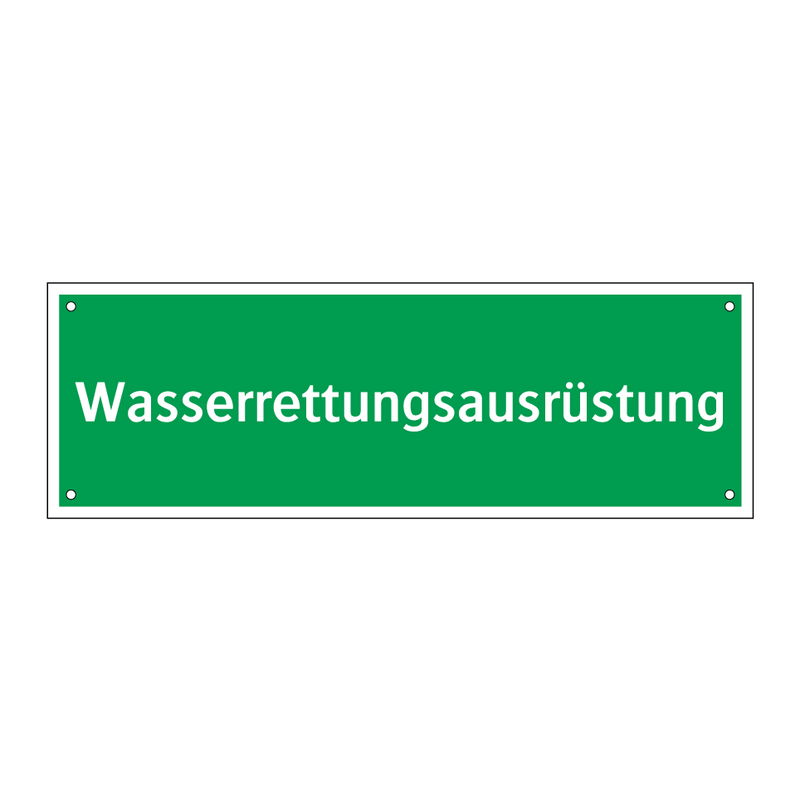 Wasserrettungsausrüstung