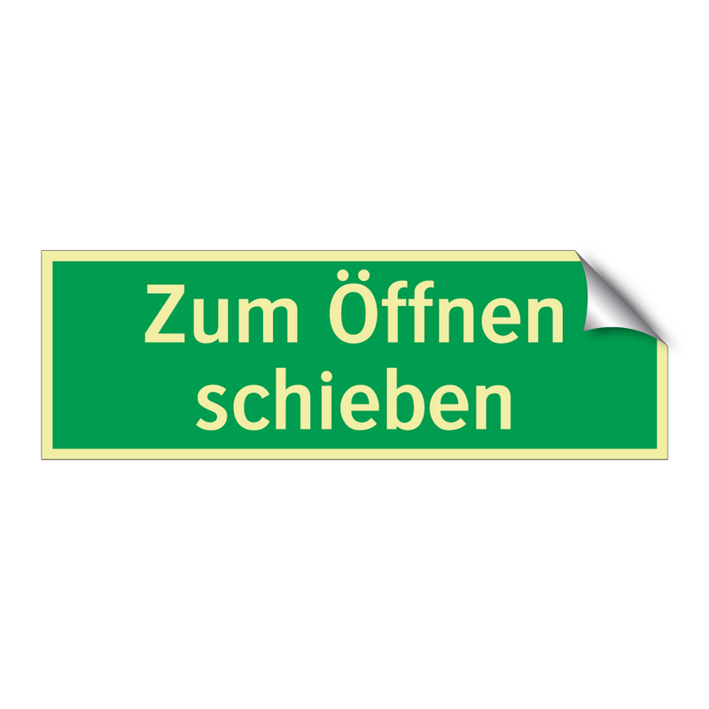 Zum Öffnen schieben