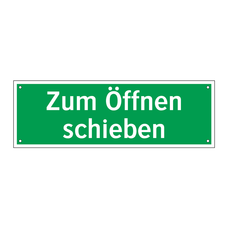 Zum Öffnen schieben