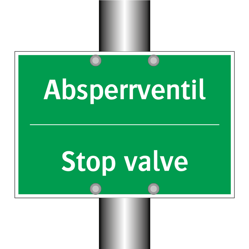 Absperrventil - Stop valve