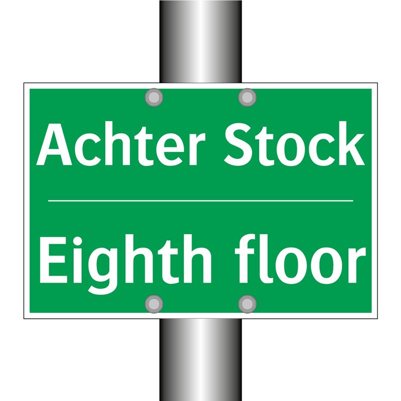 Achter Stock - Eighth floor