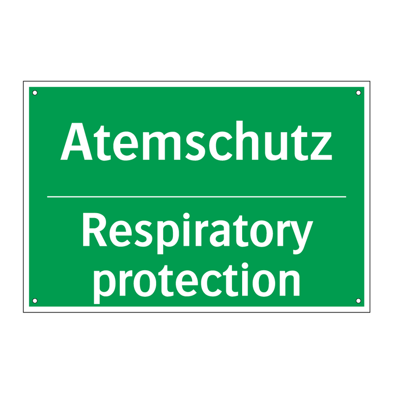 Atemschutz - Respiratory protection