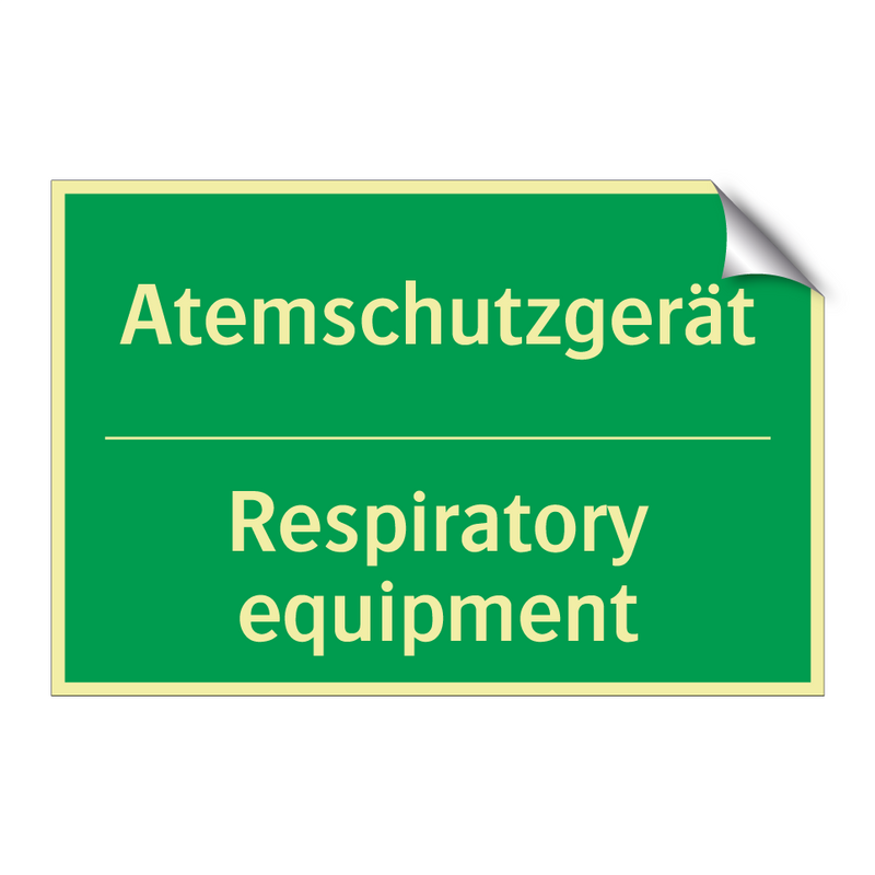 Atemschutzgerät - Respiratory equipment