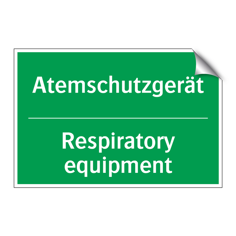 Atemschutzgerät - Respiratory equipment