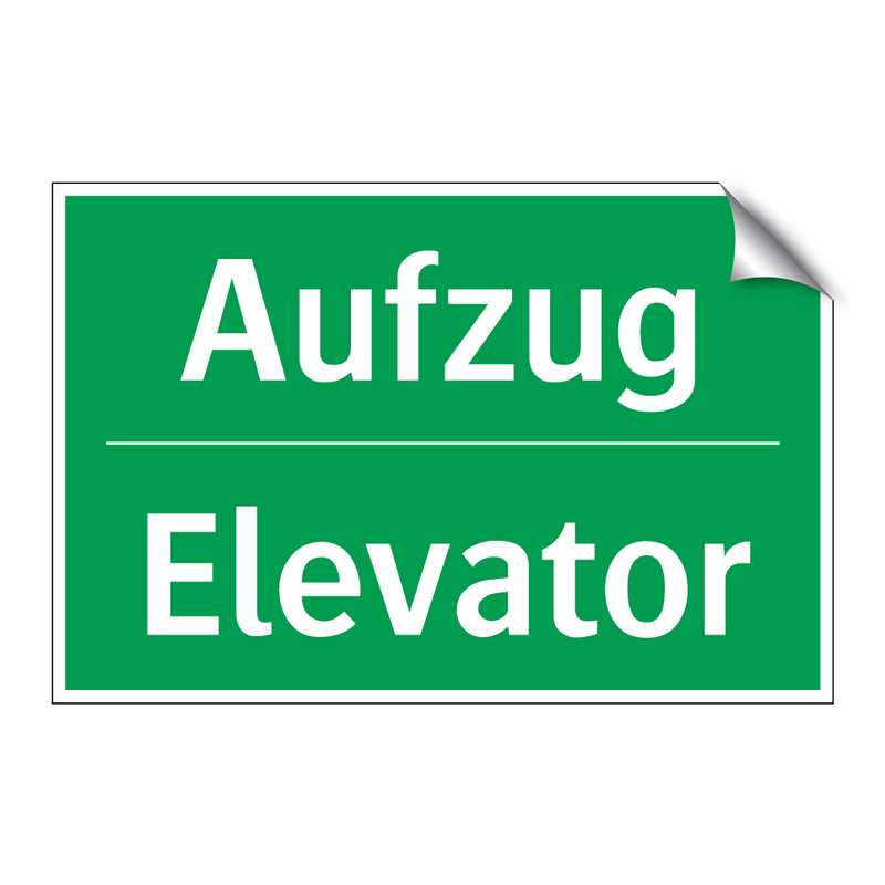 Aufzug - Elevator