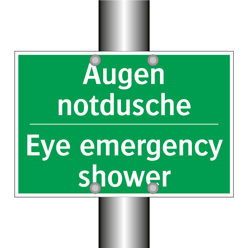 Augen notdusche - Eye emergency shower