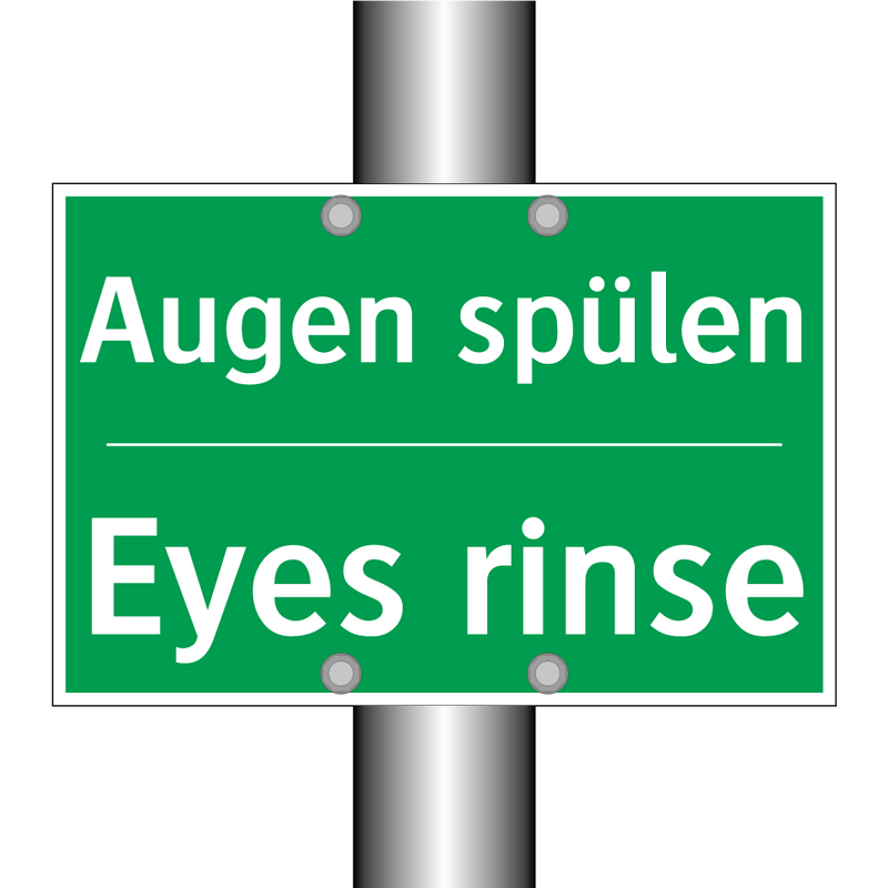 Augen spülen - Eyes rinse