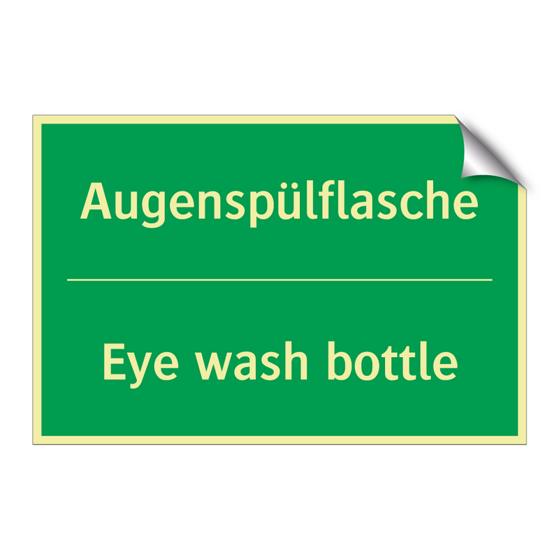 Augenspülflasche - Eye wash bottle