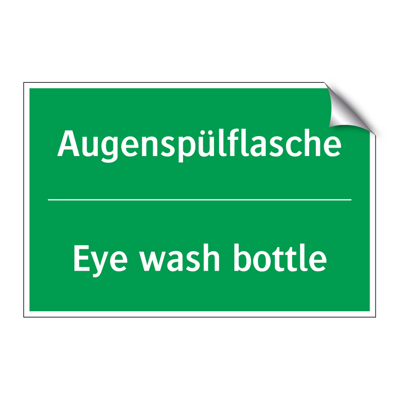 Augenspülflasche - Eye wash bottle