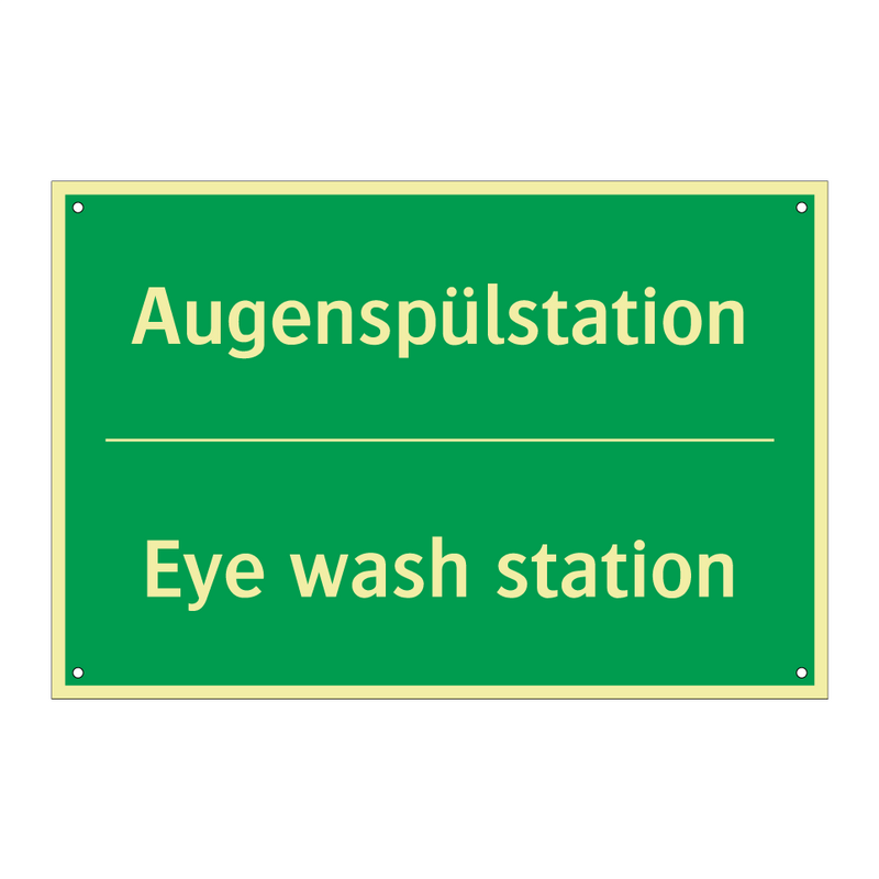 Augenspülstation - Eye wash station