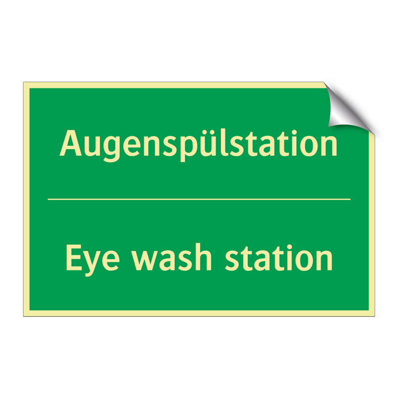 Augenspülstation - Eye wash station