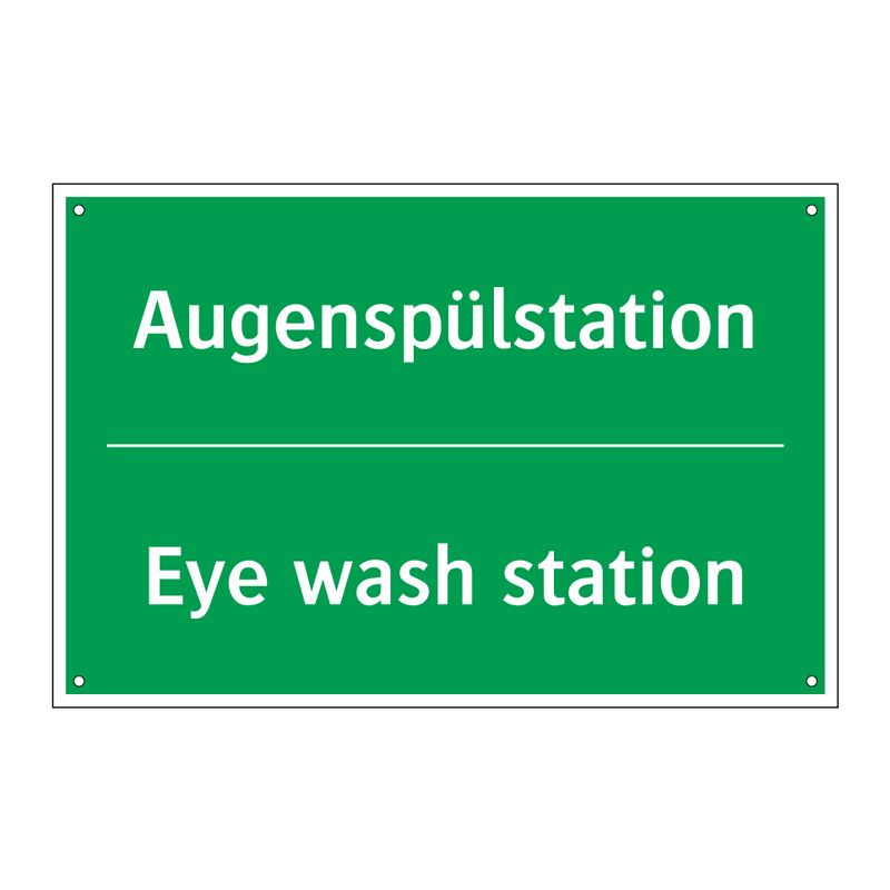 Augenspülstation - Eye wash station