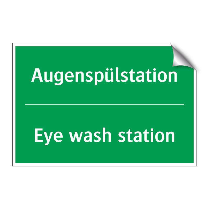 Augenspülstation - Eye wash station