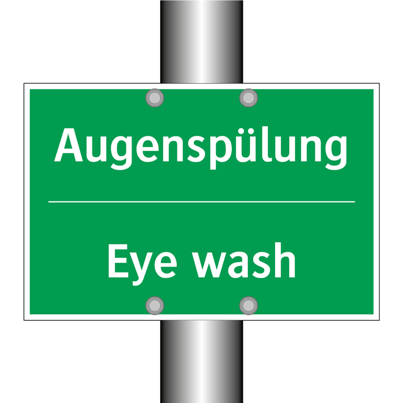 Augenspülung - Eye wash